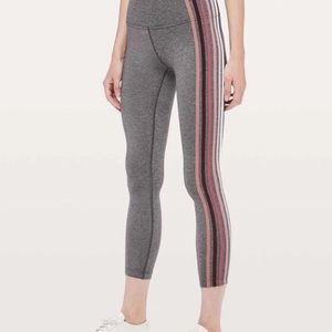 NWT Lululemon take A hint leggings gray